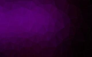 Dark Purple vector polygon abstract backdrop.