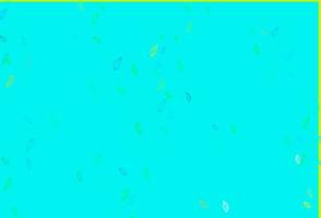 Light Blue, Yellow vector doodle backdrop.