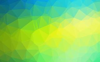 Light Blue, Yellow vector polygon abstract background.