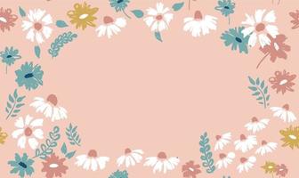 Floral background for textile, swimsuit, wallpaper, pattern covers, surface, gift wrap. vector