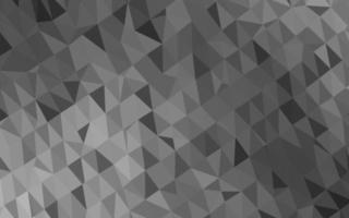 Dark Silver, Gray vector abstract polygonal texture.