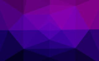 Dark Purple vector polygonal pattern.