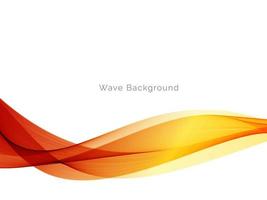 Decorative design modern pattern with stylish smooth wave background vector