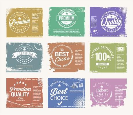 Premium quality and best choice grunge banner collection