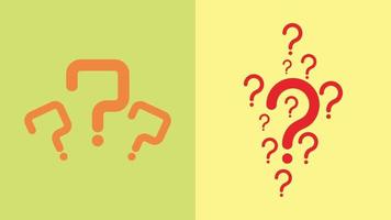 set question mark icon vector illustration EPS10