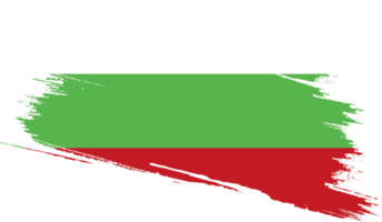 Bulgaria flag with grunge texture png