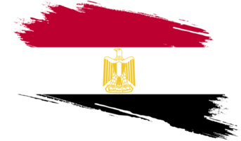 Egyptens flagga med grunge textur png