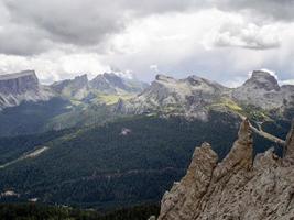 tofane dolomites mountains panorama photo