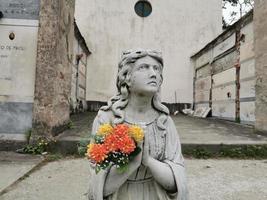 Monterosso Cinque Terre old cemetery tombs photo