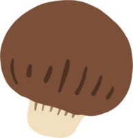 doodle freehand sketch drawing of mushroom vegetable. png