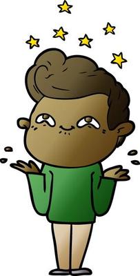 excited man cartoon