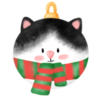 Natale palla acquerello png