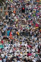 GENOVA, ITALY - MAY 27 2017 - Pope Francis visiting Genoa for the mass in Kennedy Place photo