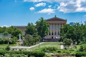 PHILADELPHIA, USA - JUNE19, 2016 - Tourist at Rocky museum of arts flight of steps photo