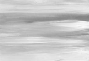 Abstract soft white background painting. Light monochrome backdrop. Black and white minimalistic art. Brush strokes on paper. photo