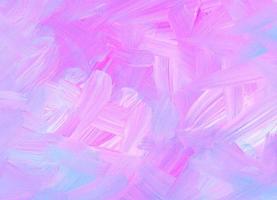 Abstract pastel pink, blue, white background texture. Soft brush strokes on paper. Colorful light artistic backdrop. photo