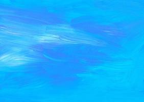 pintura de fondo turquesa, azul y blanco. textura ligera pintada a mano. pinceladas sobre fondo de papel. foto