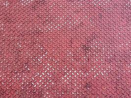 old red diamond pattern metal slab for making background photo