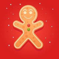 gingerbread for christmas vector