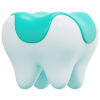 dental filling 3d render icon illustration png