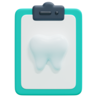 registro dental 3d render icono ilustración png