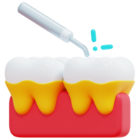 mise à l'échelle de l'illustration de l'icône de rendu 3d png