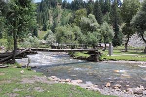 Majestic Beauty of Neelum Valley, Kashmir. Neelum Valley is famous for its natural beauty, high mountains, beautiful green valleys and crystal clear water rivers. photo