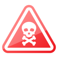 Danger sign icon transparent background png