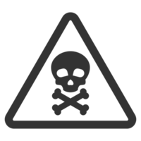 Danger sign icon transparent background png