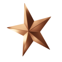 icono de calificación de estrellas bronce png