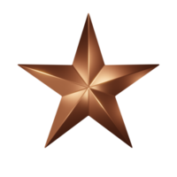 Star rating icon bronze png
