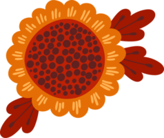 autunno fiore. isolato illustrazione. png