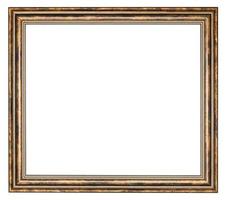 vintage classic square wooden picture frame photo