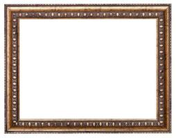baroque style picture frame with cut out canvas photo