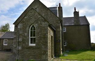 Historic Old Stone School House in England photo