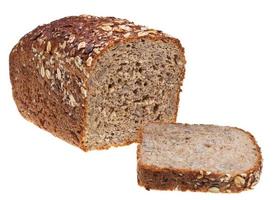 grain bread loaf and sliced hunch photo