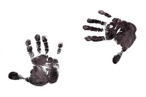 Imprint finger hands photo