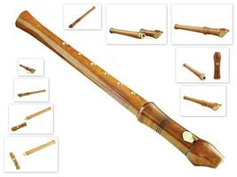 Wooden flute photos