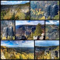 Sandstone rock and kolase photo