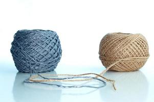 Two balls of twine photo