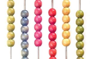 Colors of abacus photo