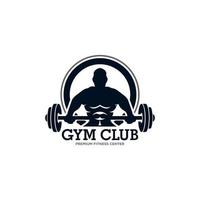 Fitness logo design template health or gym vector image