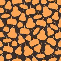 Vintage cartoon seamless pattern with pumpkin pattern for decoration design. vector