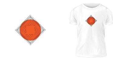 concepto de diseño de camisetas, patrón vector