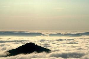 Inversion of the mountains photo