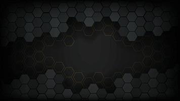 Abstract hexagon background vector