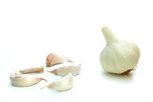 A few cloves of garlic photo