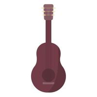 classic acoustic guitar vector