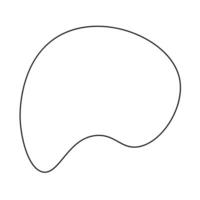 Monoline Abstract Shape vector