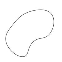 Monoline Abstract Shape vector